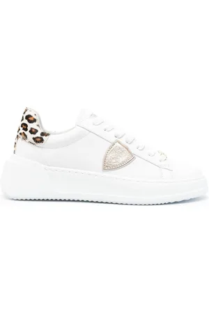 Philippe model Paris leopard-print sneakers