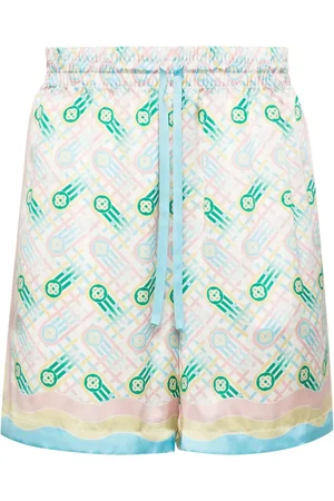 Casablanca Ping Pong silk shorts