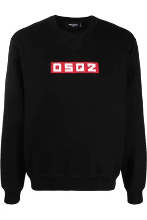 Dsquared2 Logo-patch cotton sweatshirt