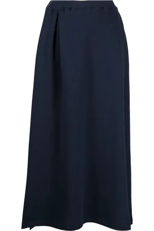 YOHJI YAMAMOTO High-waist pleated midi skirt