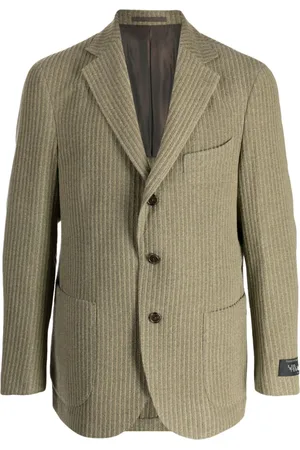 MAN ON THE BOON. Single-breasted ribbed-knit blazer
