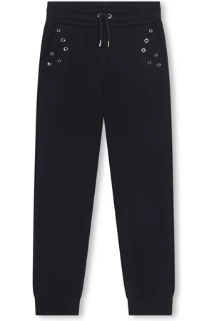 Chloé Eyelet-embellished organic-cotton track pants