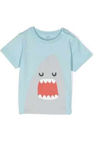 Stella McCartney Shark-printed cotton T-shirt
