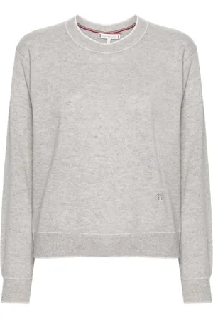 Tommy Hilfiger Logo-embroidered cashmere jumper