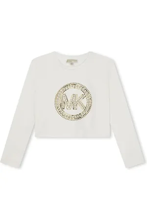 Michael Kors Logo-appliqué jersey sweatshirt