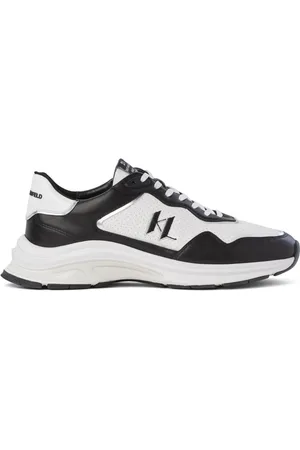 Karl Lagerfeld Lux Finesse two-tone leather sneakers