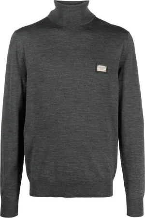 Dolce & Gabbana Logo-appliqué wool jumper
