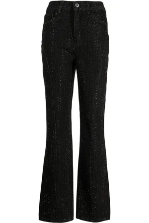 Self-Portrait Corded Lace Flared Trousers - Farfetch