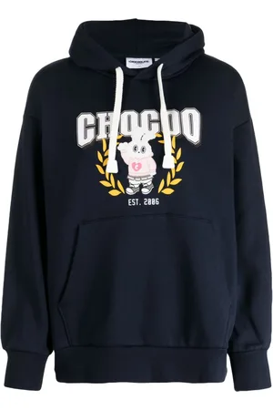 Chocoolate Logo-print cotton blend hoodie