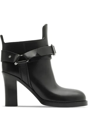 Burberry Buckled 100mm leather ankle boots