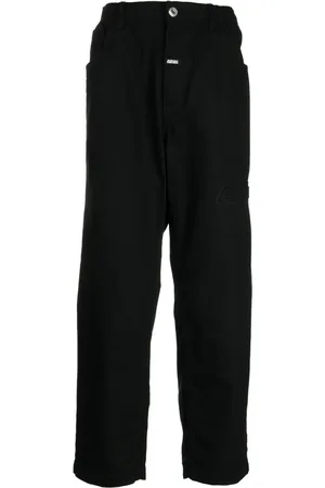 A Bathing Ape Logo-appliqu?? cotton jeans