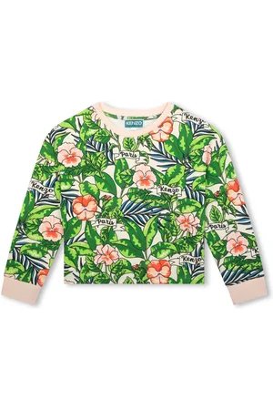 Kenzo Floral-print cotton sweatshirt