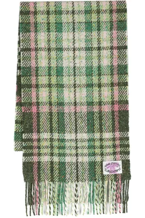 Acne Studios Check-print wool scarf