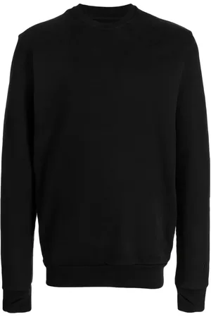 11 BY BORIS BIDJAN SABERI Logo-tag cotton jumper