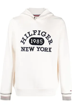 Tommy Hilfiger Embroidered-logo cotton hoodie