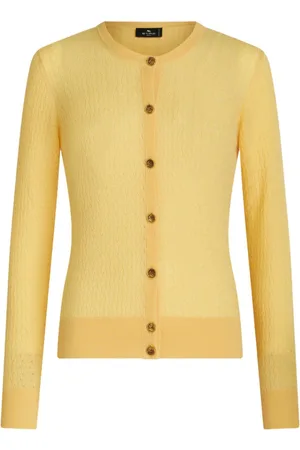 Etro Cable-knit wool cardigan