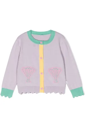 Stella McCartney Patterned intarsia-knitted cotton cardigan