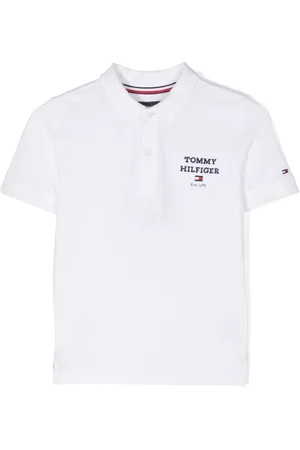 Tommy Hilfiger Embroidered-logo piqué-weave polo shirt