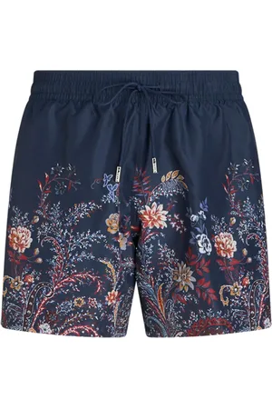 Etro Floral-print swim shorts