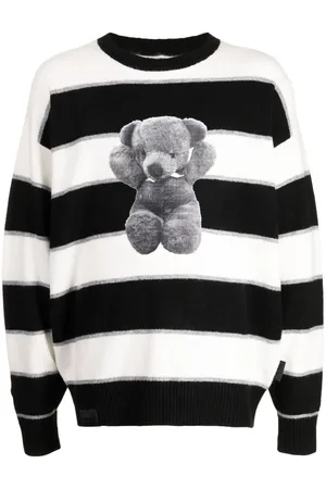 Izzue Striped crew-neck jumper