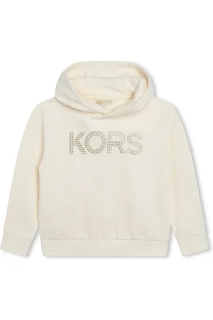 Michael Kors Logo-appliqué jersey hoodie
