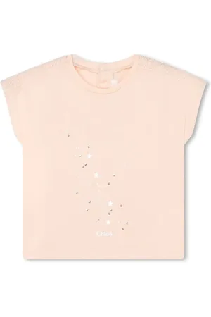 Chloé Logo-embroidered cotton T-shirt