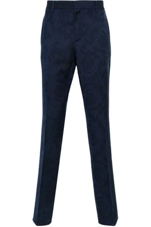 VERSACE Barocco wool tailored trousers