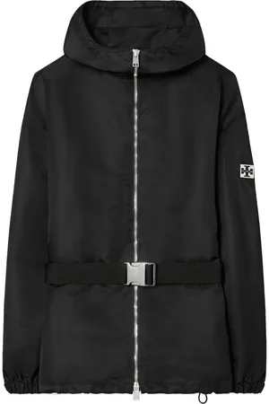 Tory Burch Logo-appliqué hooded jacket