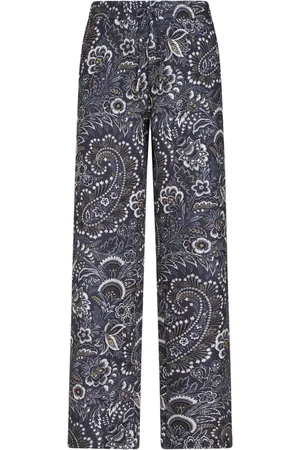 Etro Paisley-print straight-leg trousers