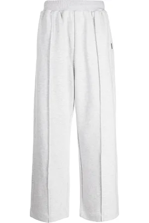 Izzue Mélange-effect wide-leg track pants