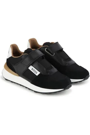 HUGO BOSS Logo-print panelled sneakers