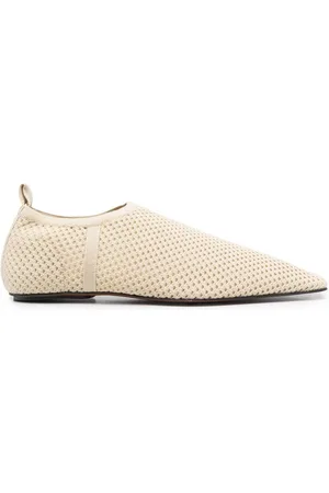 Nanushka Bujum mesh-knit slip-on shoes