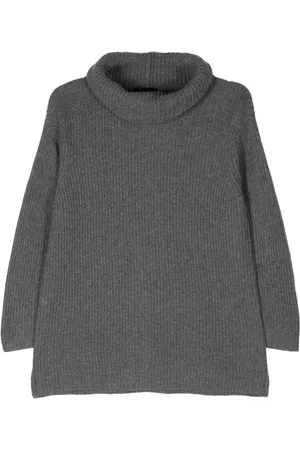 Emporio Armani Roll-neck ribbed-knit jumper