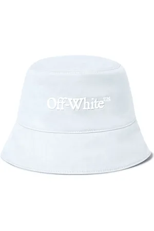 OFF-WHITE Bookish Drill-embroidery bucket hat