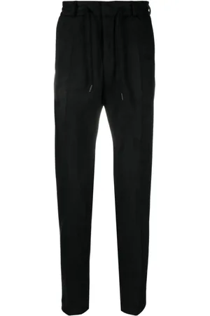 Karl Lagerfeld Drawstring textured trousers