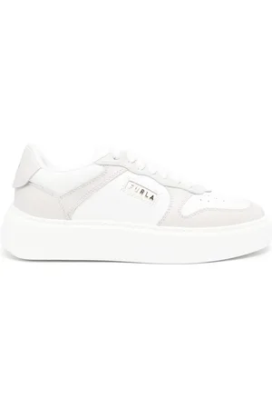 Furla Sport logo-lettering leather sneakers