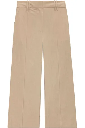 Ganni Cropped wide-leg trouser