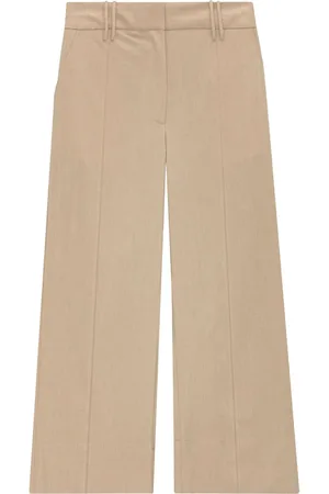 Ganni Cropped wide-leg trousers