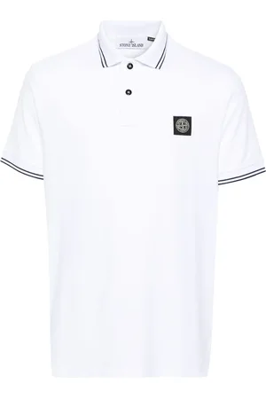 Stone Island Piqu?? cotton polo shirt