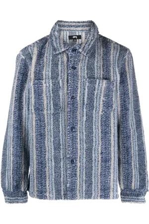 STUSSY Faux-shearling shirt jacket