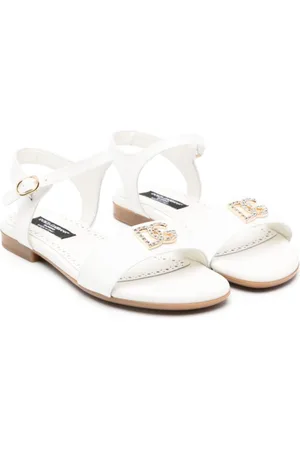 Dolce & Gabbana Crystal-embellished logo sandals
