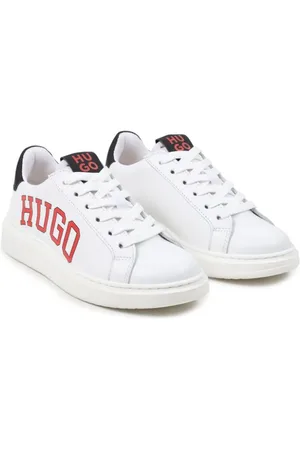 HUGO BOSS Logo-print leather sneakers