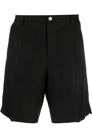 Dolce & Gabbana Pleated linen shorts