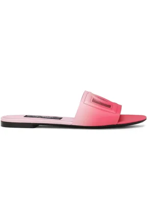Dolce & Gabbana DG ombré leather slides