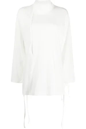 YOHJI YAMAMOTO High-neck cotton blouse