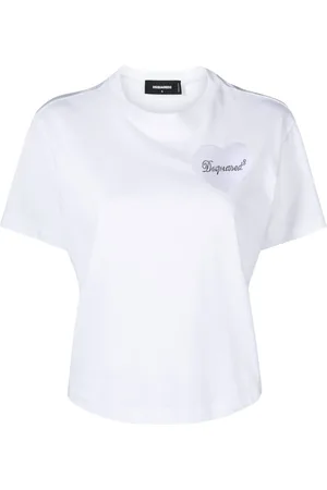 Dsquared2 Logo-appliqué cotton T-shirt