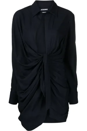 Jacquemus La Robe Bahia draped minidress