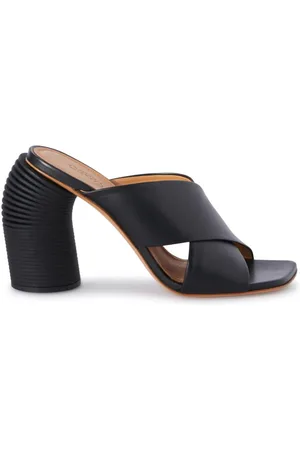 OFF-WHITE Spring 110mm leather mules