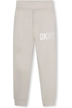 DKNY Logo-print jersey track pants