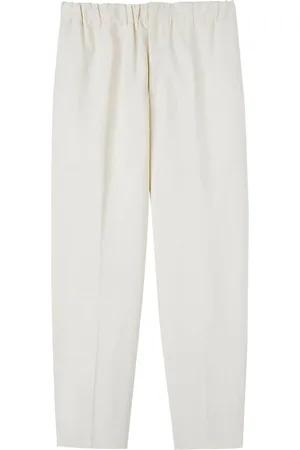 Jil Sander Elasticated-waistband cotton trousers